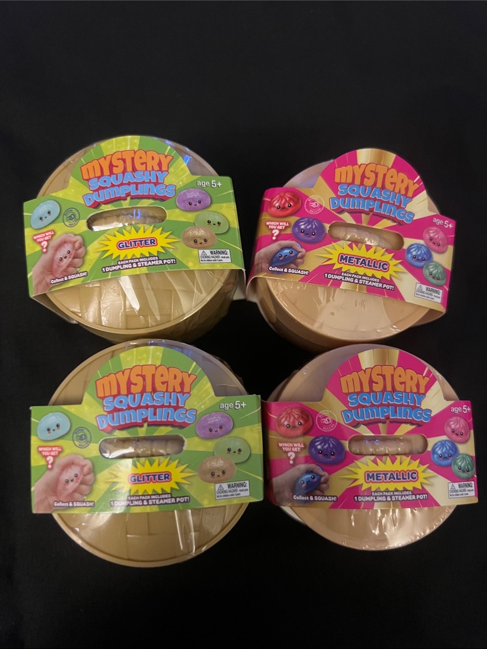 Surprise Pack - 4 Mystery squashy Dumplings